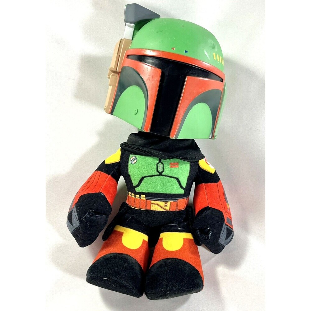 Star Wars Rocket Launching Boba Fett Feature Plush 12" Tall Figure